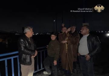 أبو عمر خانيكا.. يتفقد غرق الحسكة ويتناسى أنفاق