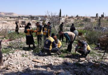 حلب: انتشال رفات خمسة أشخاص على الأقل في ريف منبج