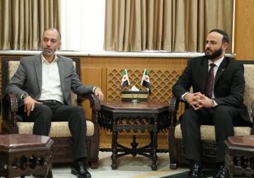 محافظُ حلبَ يبحثُ مع رئيسِ هيئةِ المنافذِ تطويرَ المعابرِ وضبطَ التهريب