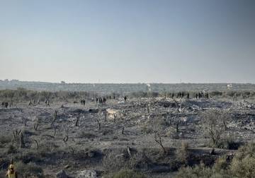 مقتل 5 مدنيين بانفجار مستودع ذخيرة قرب كفر تخاريم شمالي إدلب