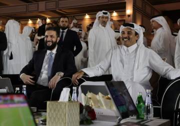 الرئيس السوري وأمير قطر يحضران بطولة العالم للخيل العربية