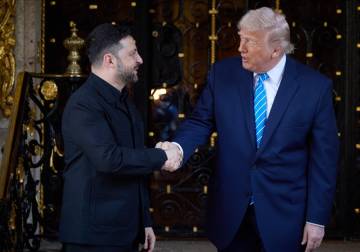 عقب لقائه ترامب.. زيلينسكي يعلن الاتفاق على 90 بالمئة من خطة السلام