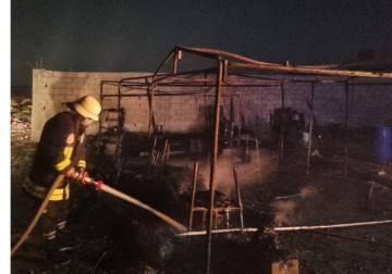 وفاة 5 أطفال جراء حريق بخيمتين في ريف دمشق