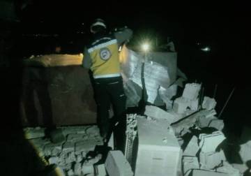 سقوط شظايا مسيّرة إيرانية في خان أرنبة يخلّف أضراراً مادية