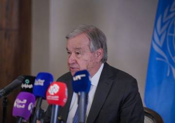 غوتيريش يجدد دعم الأمم المتحدة لسوريا ويشدد على احترام سيادتها ووحدة أراضيها