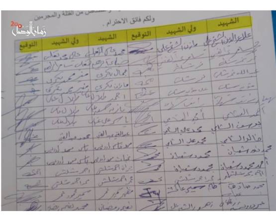 مسار العدالة لشهداء