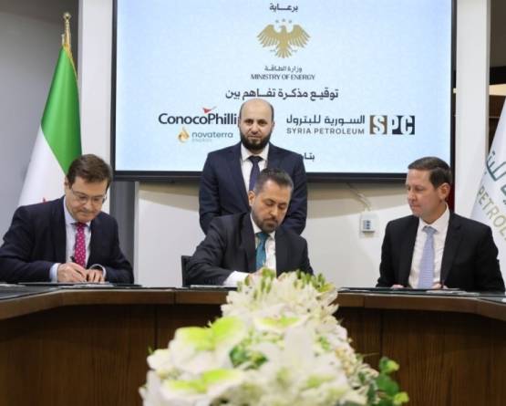 الطاقة السورية توقع اتفاقيتين مع شركتين أمريكيتين لتطوير قطاع الغاز