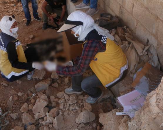 العثور على رفات 5 أشخاص قرب الغزلانية في ريف دمشق الشرقي