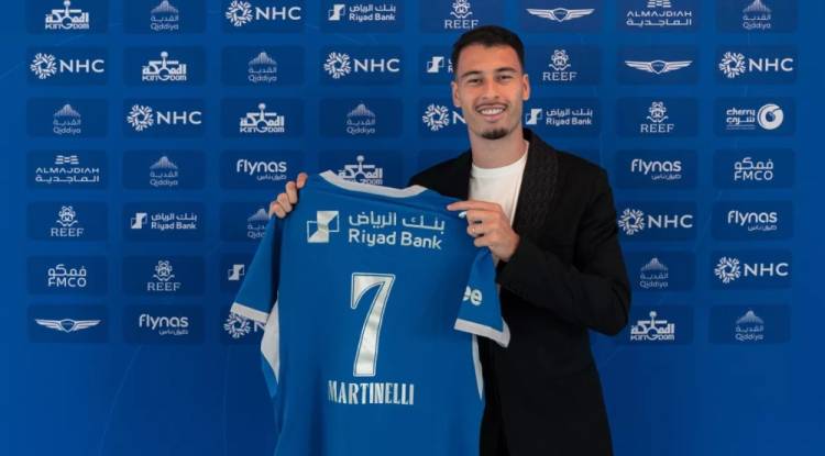الهلال السعودي يضم غابرييل مارتينيلي قادما من أرسنال في صفقة قياسية