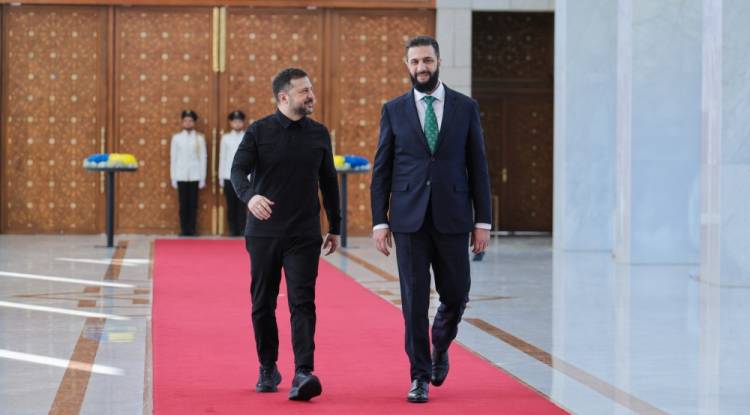 الشرع وزيلينسكي يبحثان في دمشق تعزيز العلاقات والتعاون الاقتصادي